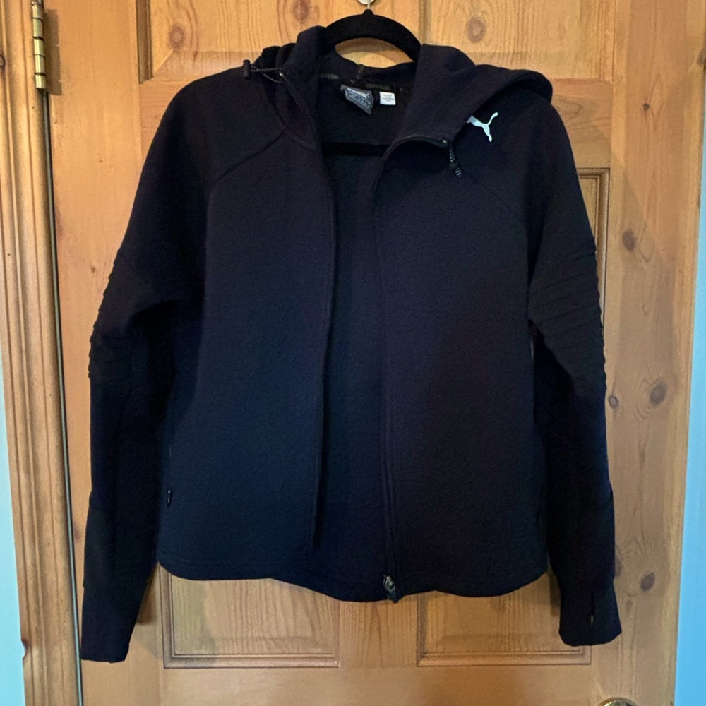 Puma Zip-Up with Ruched Sleeves